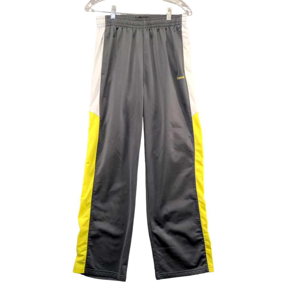 Reebok Youth Boys Straight Leg Sweatpants Gray XL Drawstring Waist Athleisure